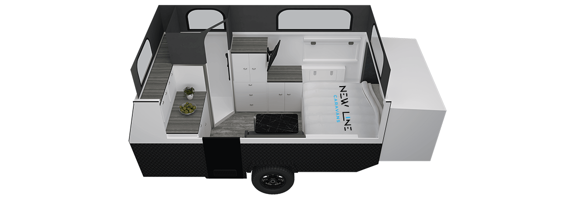 13ft Hybrid Caravan for Couples