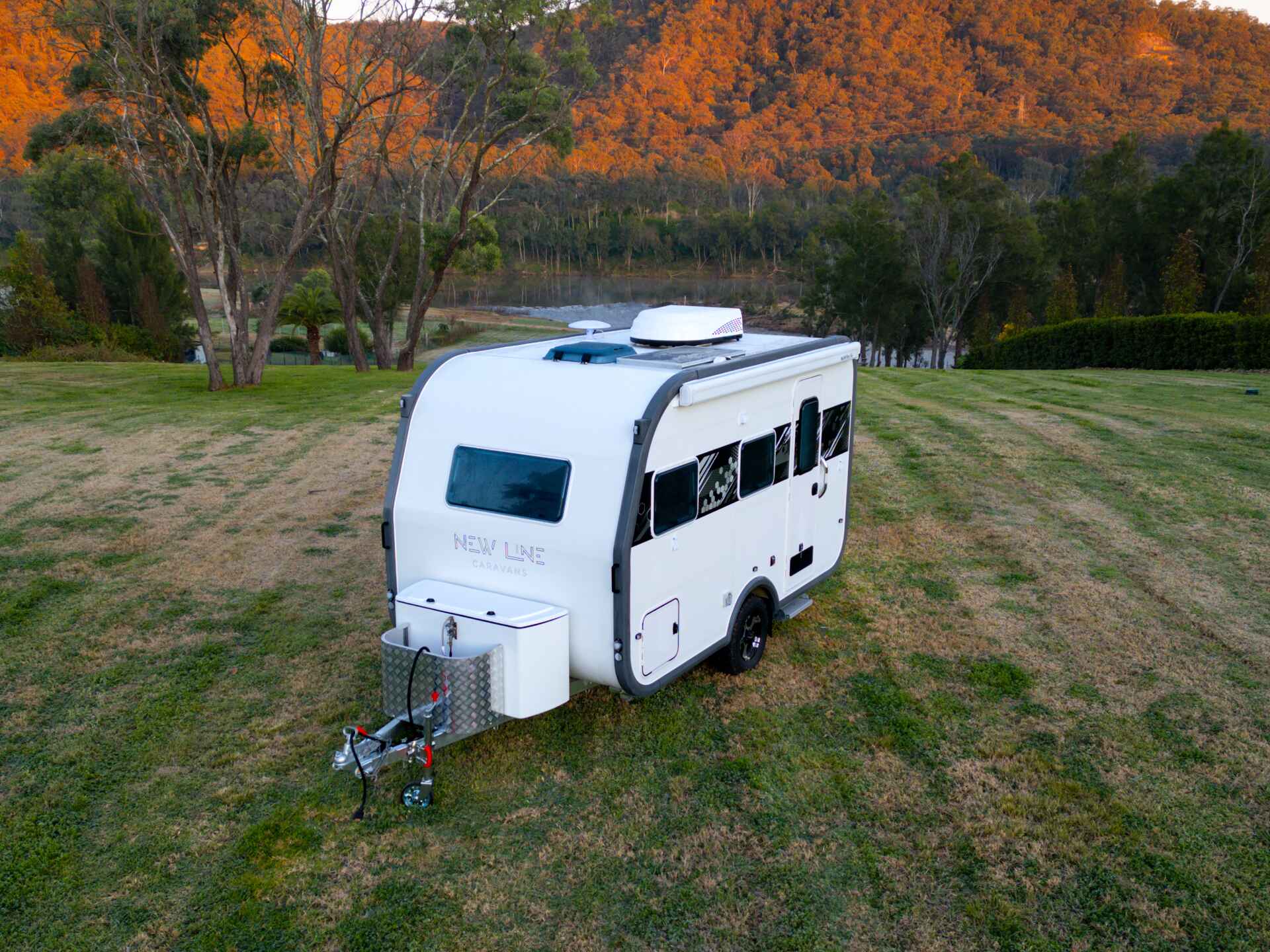 12ft Caravan with Shower and Toilet
